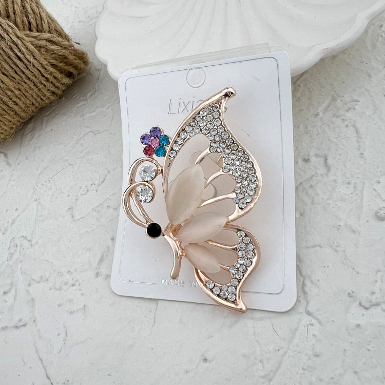 گل سینه زنانه مدل پروانه کد G4072