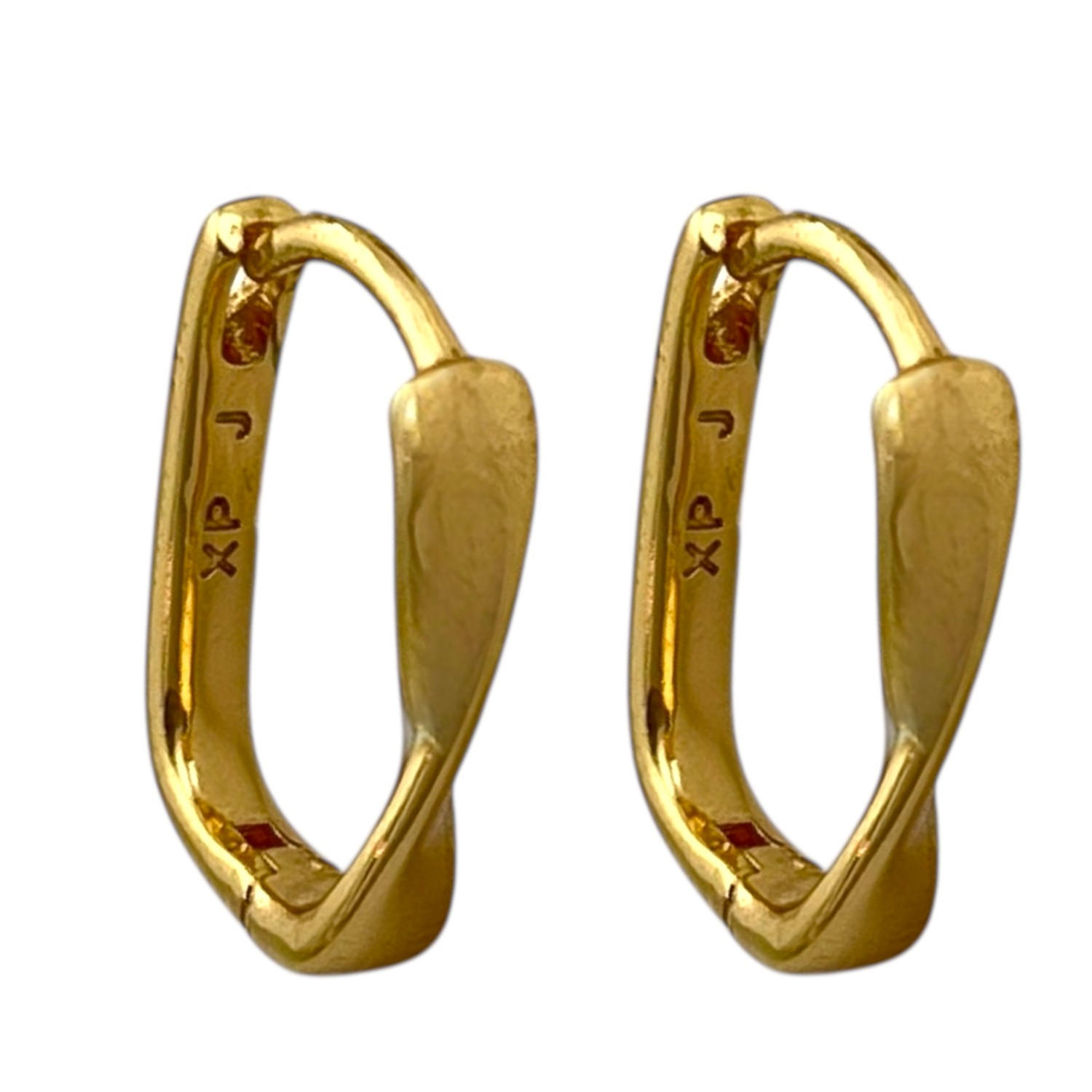 گوشواره زنانه ژوپینگ مدل موج کد E6049