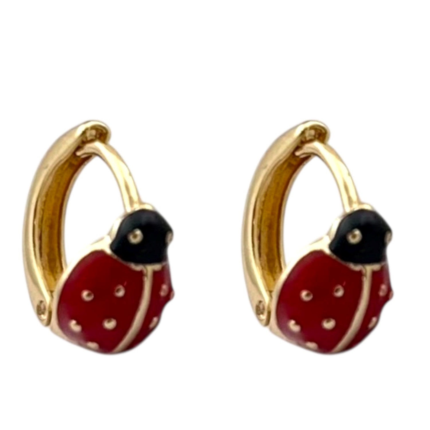 گوشواره زنانه ژوپینگ مدل کفشدوزک کد E6028