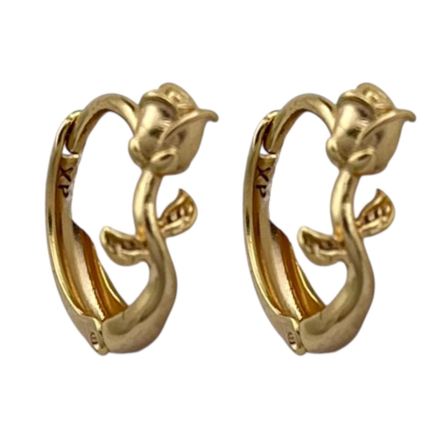 گوشواره زنانه ژوپینگ مدل گل رز کد E5975