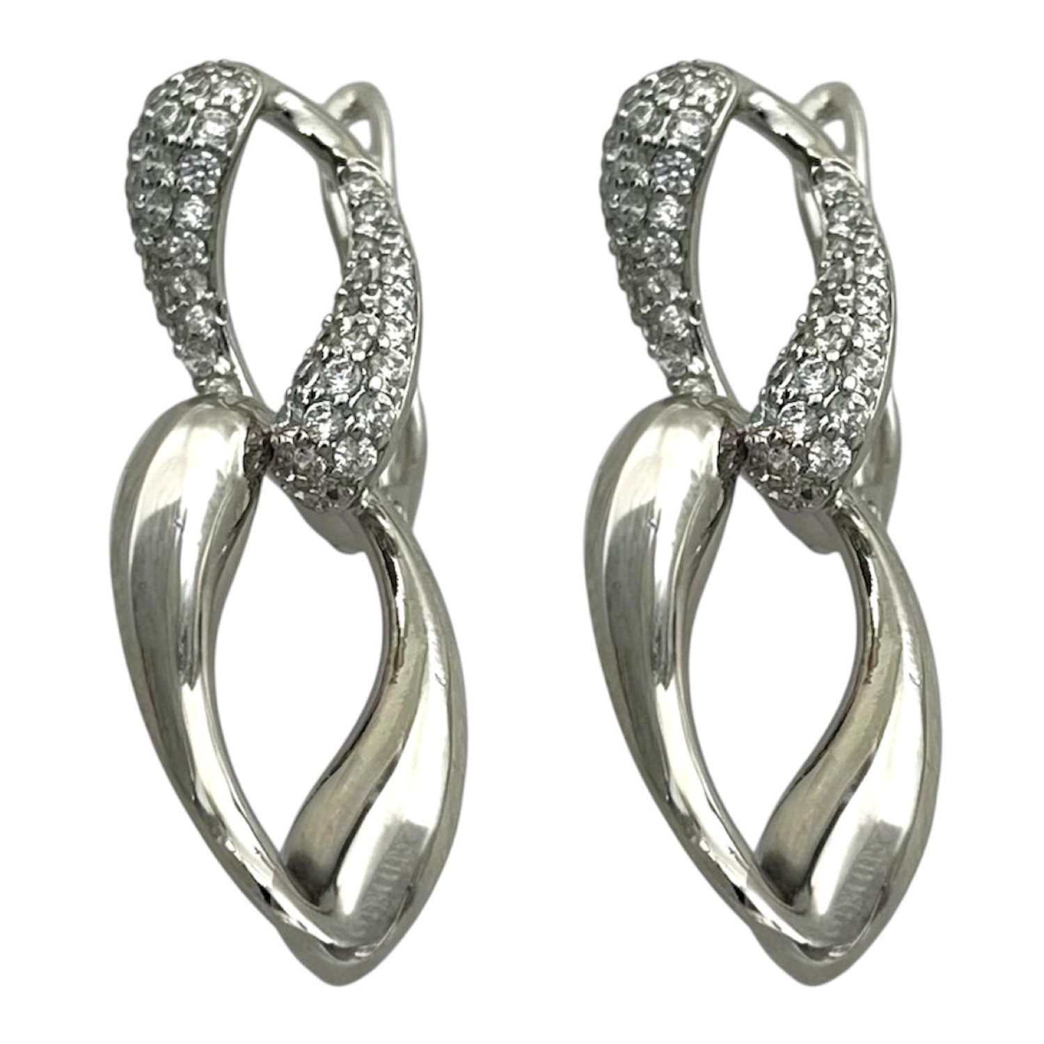 گوشواره زنانه ژوپینگ مدل جواهری کد E5934