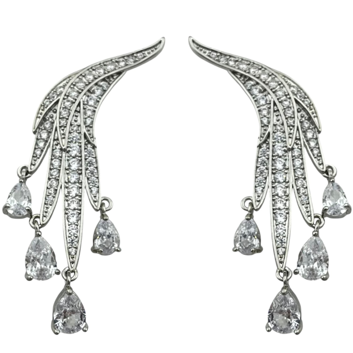 گوشواره زنانه مدل جواهری کد E5910