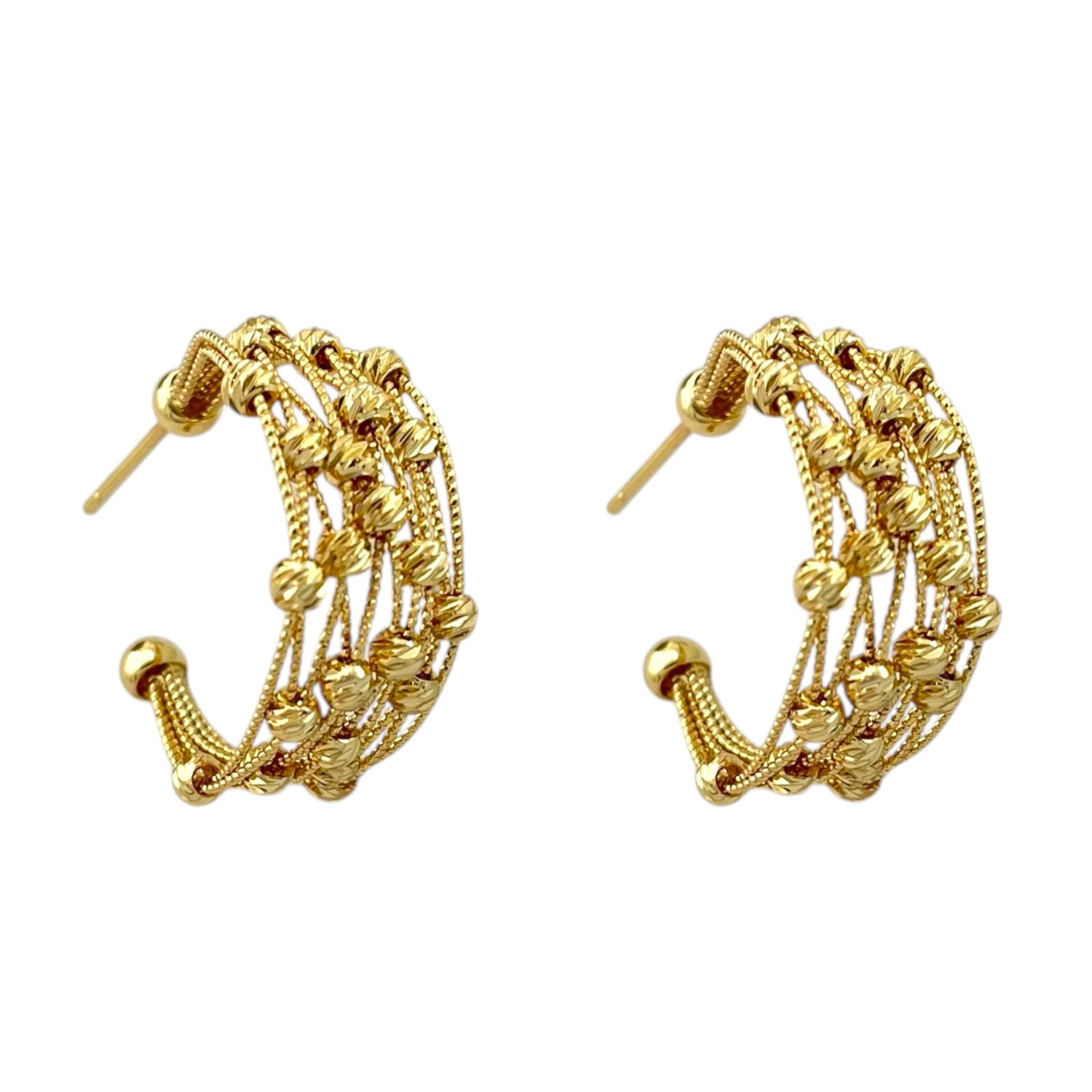 گوشواره زنانه البرنادو توپی کد E6074