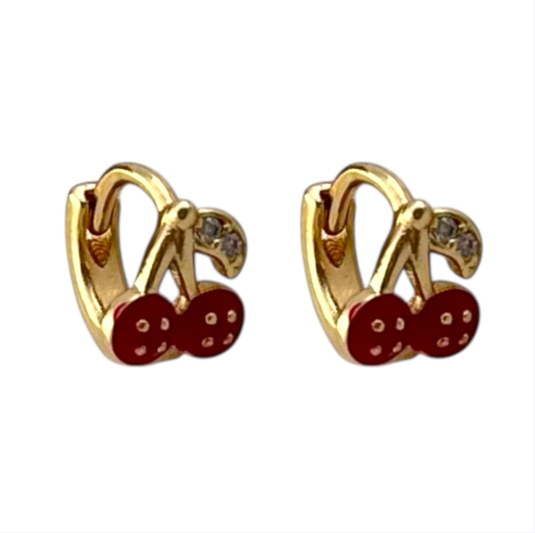 گوشواره زنانه ژوپینگ مدل گیلاس کد E6129