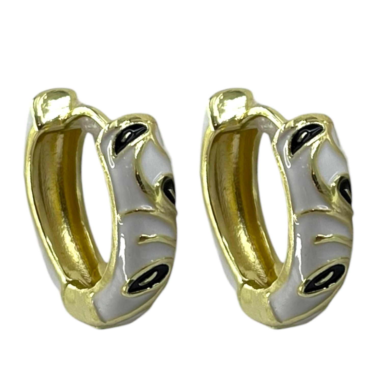 گوشواره زنانه میناکاری مدل گل کد E6415