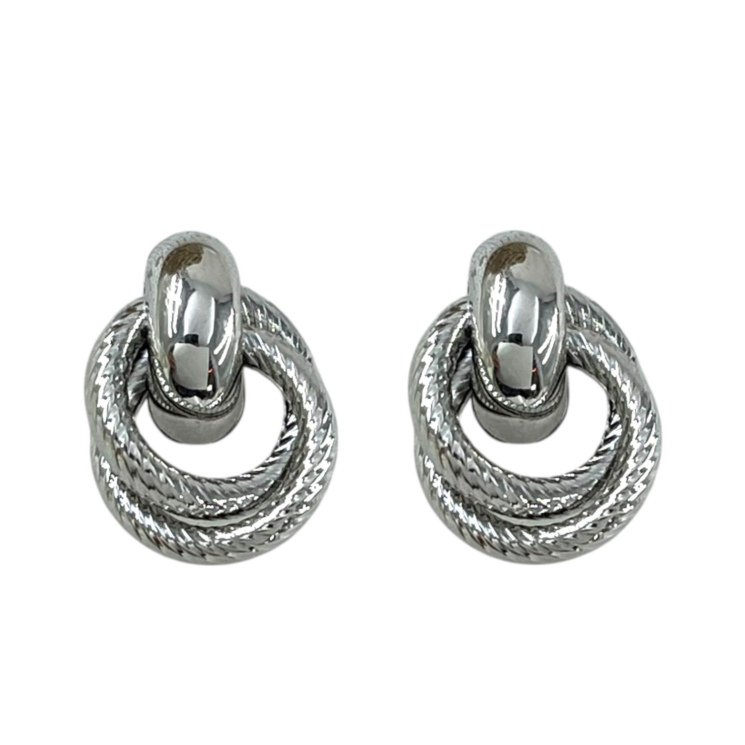 گوشواره زنانه مدل دایره کد E6490