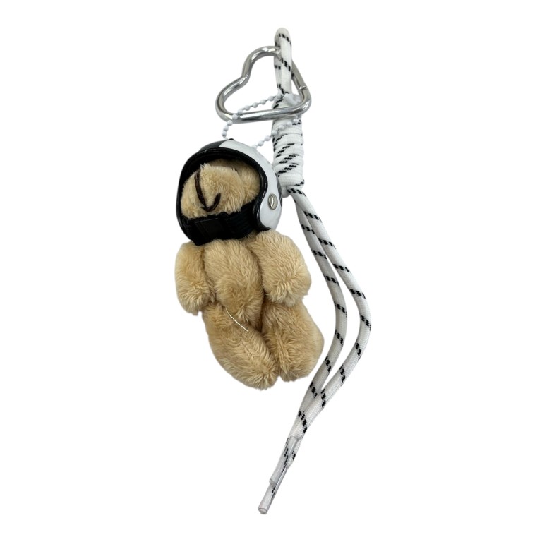آویز کیف چارم بگ کلاه کاسکت خرس موتور سوار کد J4200
