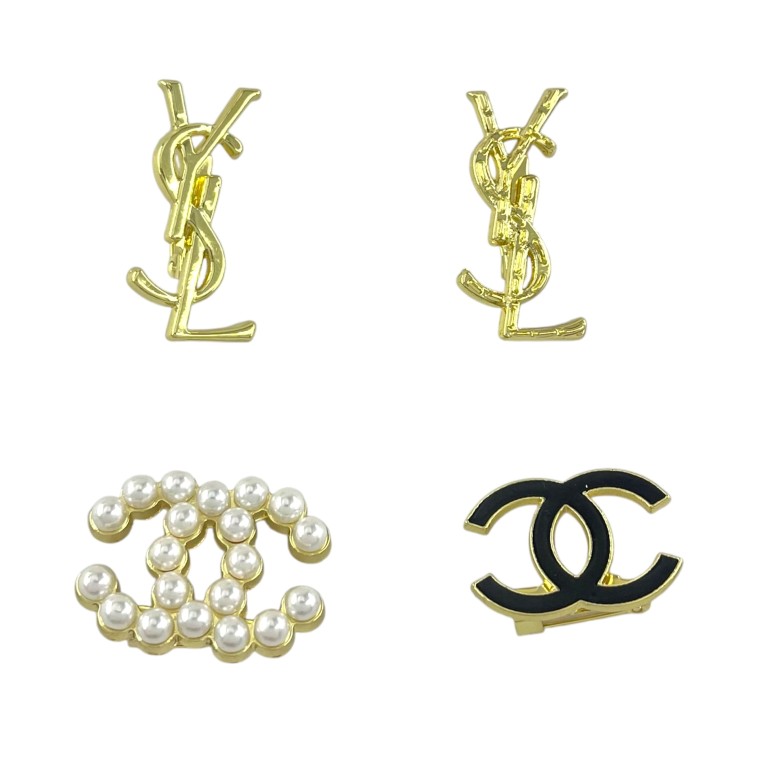 گل سینه مدل شنل وای اس ال مروارید کد G4187