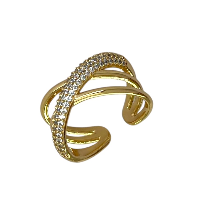 انگشتر زنانه ژوپینگ مدل جواهری کد R51893