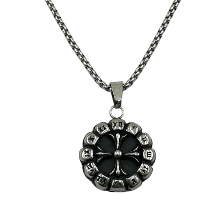 گردنبند مردانه مدل کروم هارتز  کد N5312