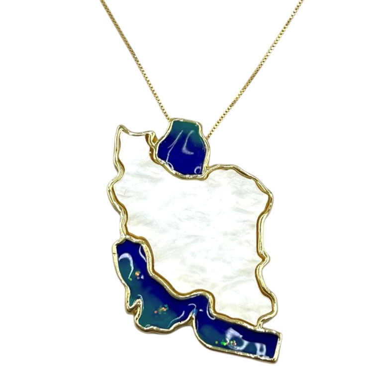گردنبند زنانه ژوپینگ مدل ایران کد N5328