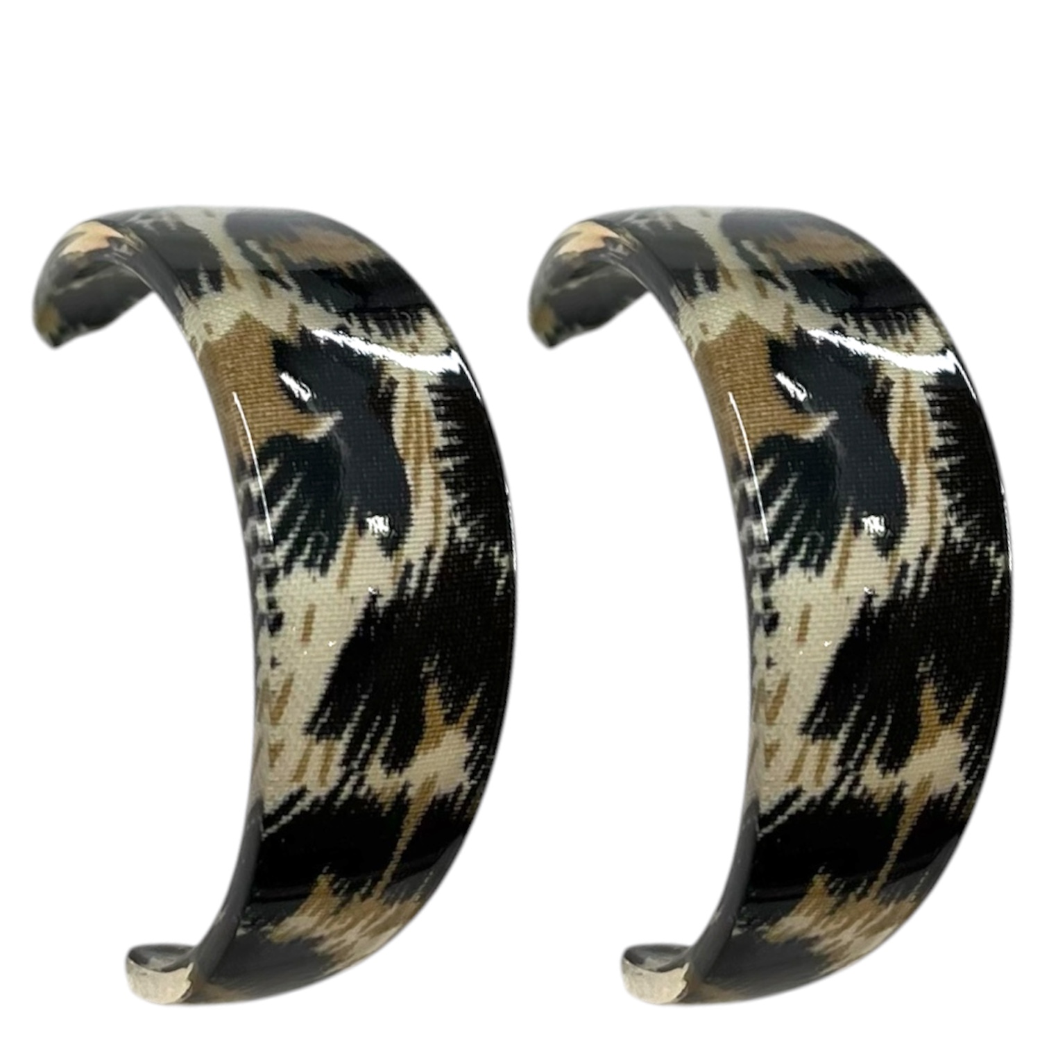 گوشواره زنانه مدل پلنگی کد E6615
